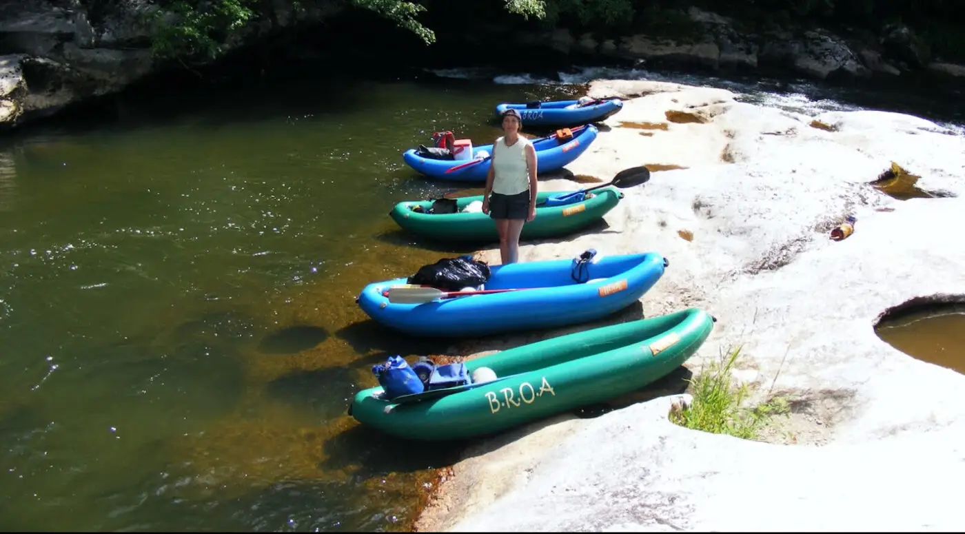 Calm water kayaking