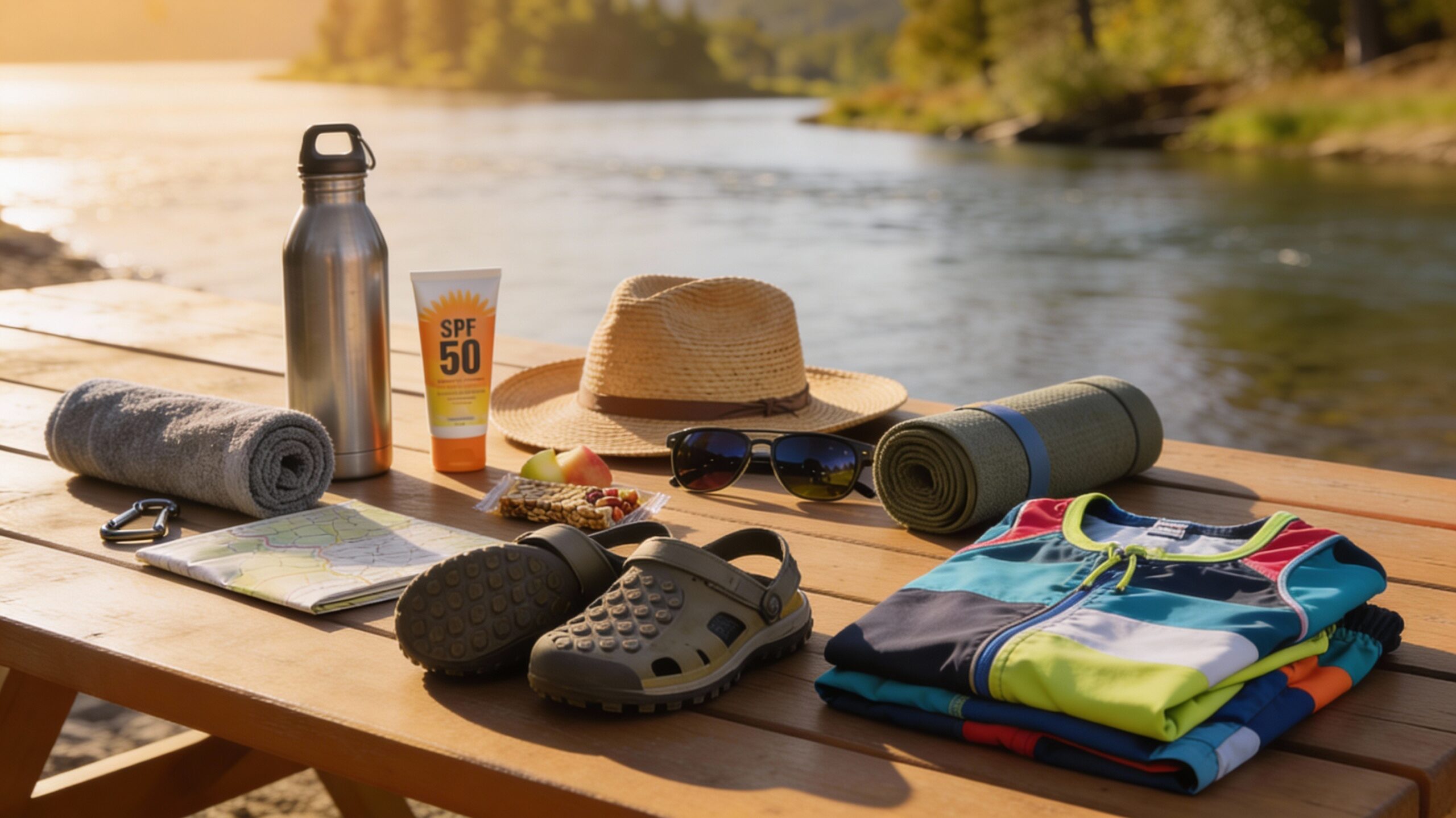 River gear for a North Toe River tubing trip